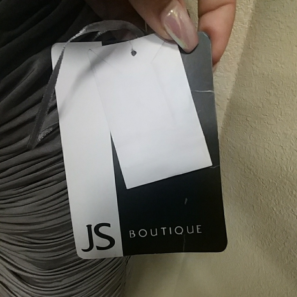 JS Boutique Cowl-neck scrunched dress - Picture 3 of 5